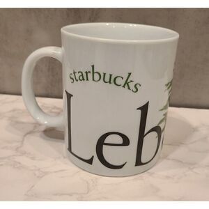 Starbucks 2002 City Mug 4.5" LEBANON Collector Series 16 oz Coffee Mug Cup EUC